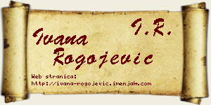 Ivana Rogojević vizit kartica